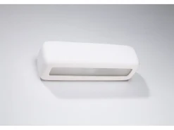 Clearance Sollux Lighting Lampada da parete Up & Down in gesso bianco E27 Aplique Up & Down Yeso E27 Blanco
