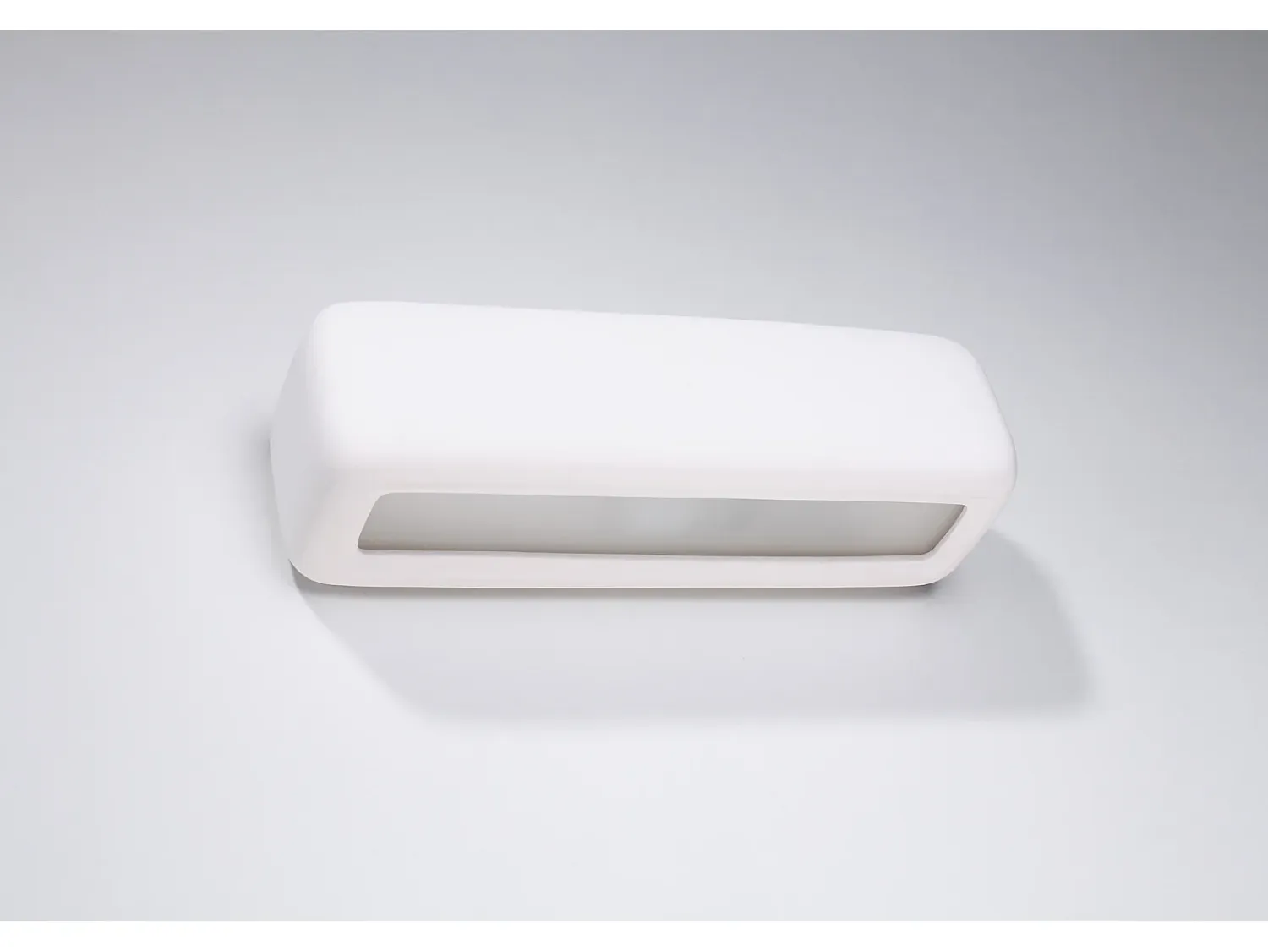 Clearance Sollux Lighting Lampada da parete Up & Down in gesso bianco E27 Aplique Up & Down Yeso E27 Blanco