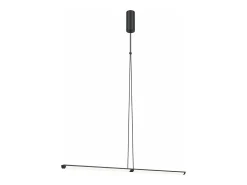 New Maytoni Lampadario A Sospensione Moderno Supersymmetry Alluminio Nero 1 Luce Led 18W Negro
