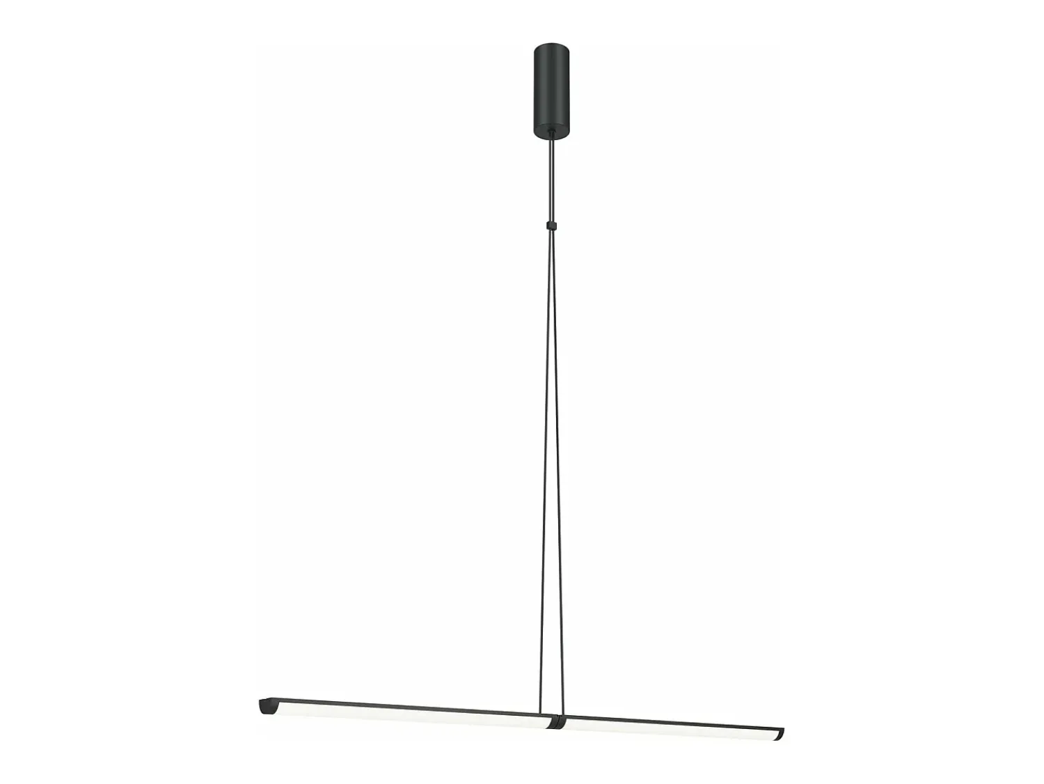 New Maytoni Lampadario A Sospensione Moderno Supersymmetry Alluminio Nero 1 Luce Led 18W Negro