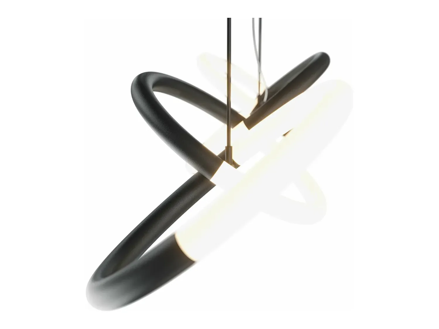 Hot Maytoni Lampadario A Sospensione Moderno Node Metallo Nero 4 Luci Led 40W Negro