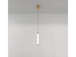 Online Maytoni Lampadario A Sospensione Moderno Ray Alluminio Oro Luce Led Integrato 10W Dorado