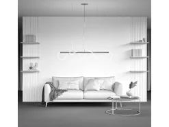 Discount Maytoni Lampadario A Sospensione Moderno Tau Alluminio Oro 1 Luce Led 30W Dorado