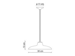 Ferroluce Lámpara Suspendida^Lampadario Classico Como Ceramica Bianco Decorato Filo Blu 1 Luce E27 Blanco