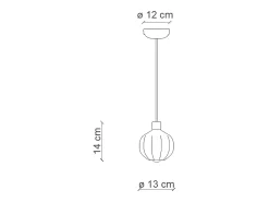 Lampadario Vintage Decò Afoxe' Alluminio Ceramica Turchese 1 Luce E14