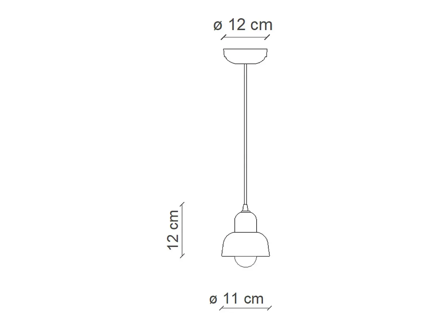 Ferroluce Lámpara Suspendida^Lampadario Vintage Decò Berimbau Ceramica Crema 1 Luce E14 Marfil