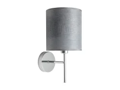 AKUNADECOR Aplique Para Pared^Lampara Aplique Serie Axel Plata 1xe14 De . Plateado