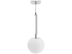 AKUNADECOR Lámpara Suspendida^Lampara Colgante Aimee 1xe27 Cromo De . Plateado