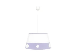 Lampara Colgante Galaxia 1xe27 Lila De .