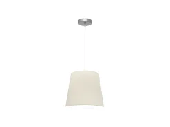 AKUNADECOR Lámpara Suspendida^Lampara Colgante Maldivas 1xe27 Cromo/piedra Reg.35d De Plateado