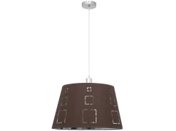 AKUNADECOR Lámpara Suspendida^Lampara Colgante Modelo Celaya 1xe27 Marron Regx40d De Marru00f3n