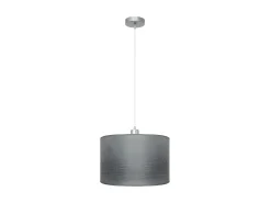 AKUNADECOR Lámpara Suspendida^Lampara Colgante Serie Axel Plata 1xe27 Regx30d De Plateado