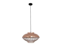 AKUNADECOR Lampara Colgante Toyama 1xe27 Cobre Reg.x40x40 De Cobrizo