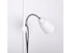 Lampara De Pie Con Doble Iluminacion Modelo Varese Blanco