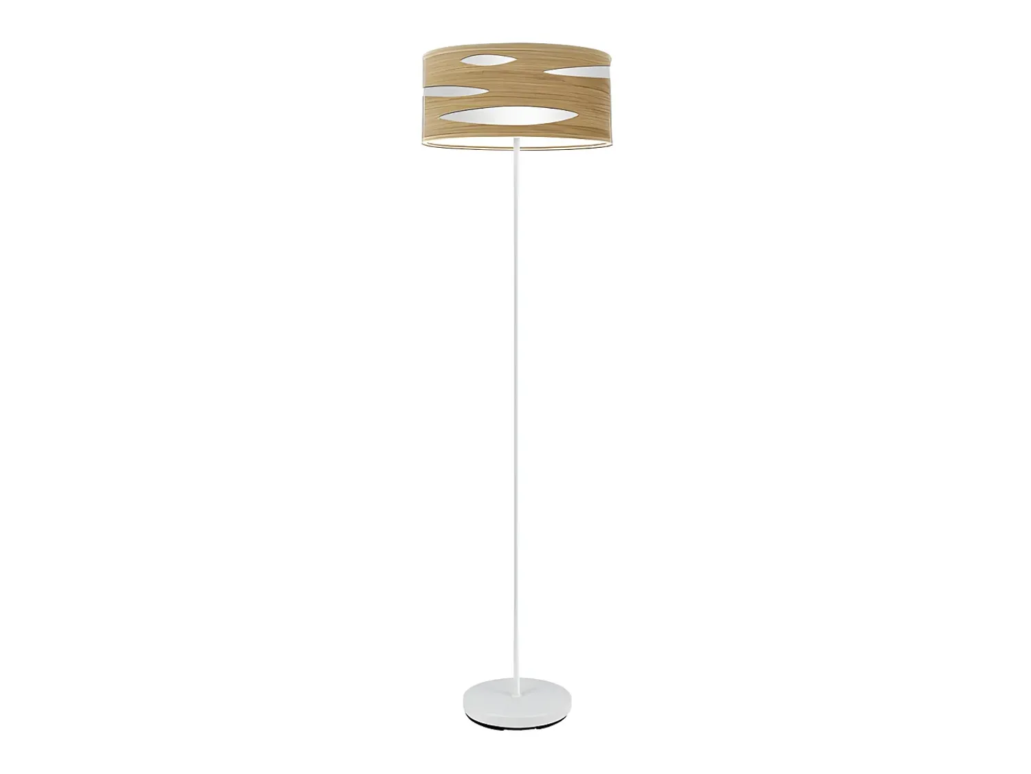 AKUNADECOR Lámpara De Pie^Lampara De Pie Odra /madera Clara Modelo Blanco