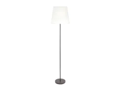 Clearance AKUNADECOR Lampara De Pie Salon Maldivas 1xe27 Cromo/blanco 40d De . Plateado