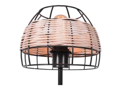 Hot Lampara de sobremesa Sotero 60W mimbre marrón/natural Ø20x43,5 cm Color natural claro