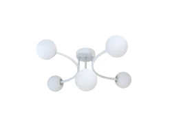 AKUNADECOR Lámpara Suspendida^Lampara La Habana 5xg9 /cromo 48x46x22 Cm Blanco