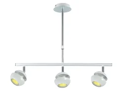 AKUNADECOR Lámpara Suspendida^Lampara Lineal De 3 Luces Beethoven -plata Blanco