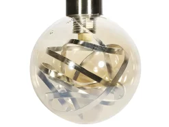 AKUNADECOR Lámpara Suspendida^Lampara Modelo Varanasi Cuero De 6 Luces Dorado