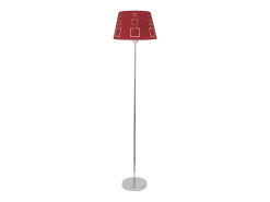 Lampara Pie De Salon Celaya 1xe27 Rojo De .
