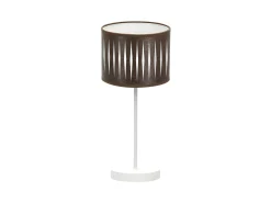 AKUNADECOR Lámpara De Mesa^Lampara Sobremesa Color Oxido Modelo Piron Armazon Blanco