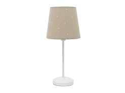 AKUNADECOR Lámpara De Mesa^Lampara Sobremesa Consciencia 1xe14 Piedra De . Blanco