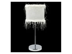 Clearance AKUNADECOR Lampara Sobremesa Hilos 1xe27 De . Blanco