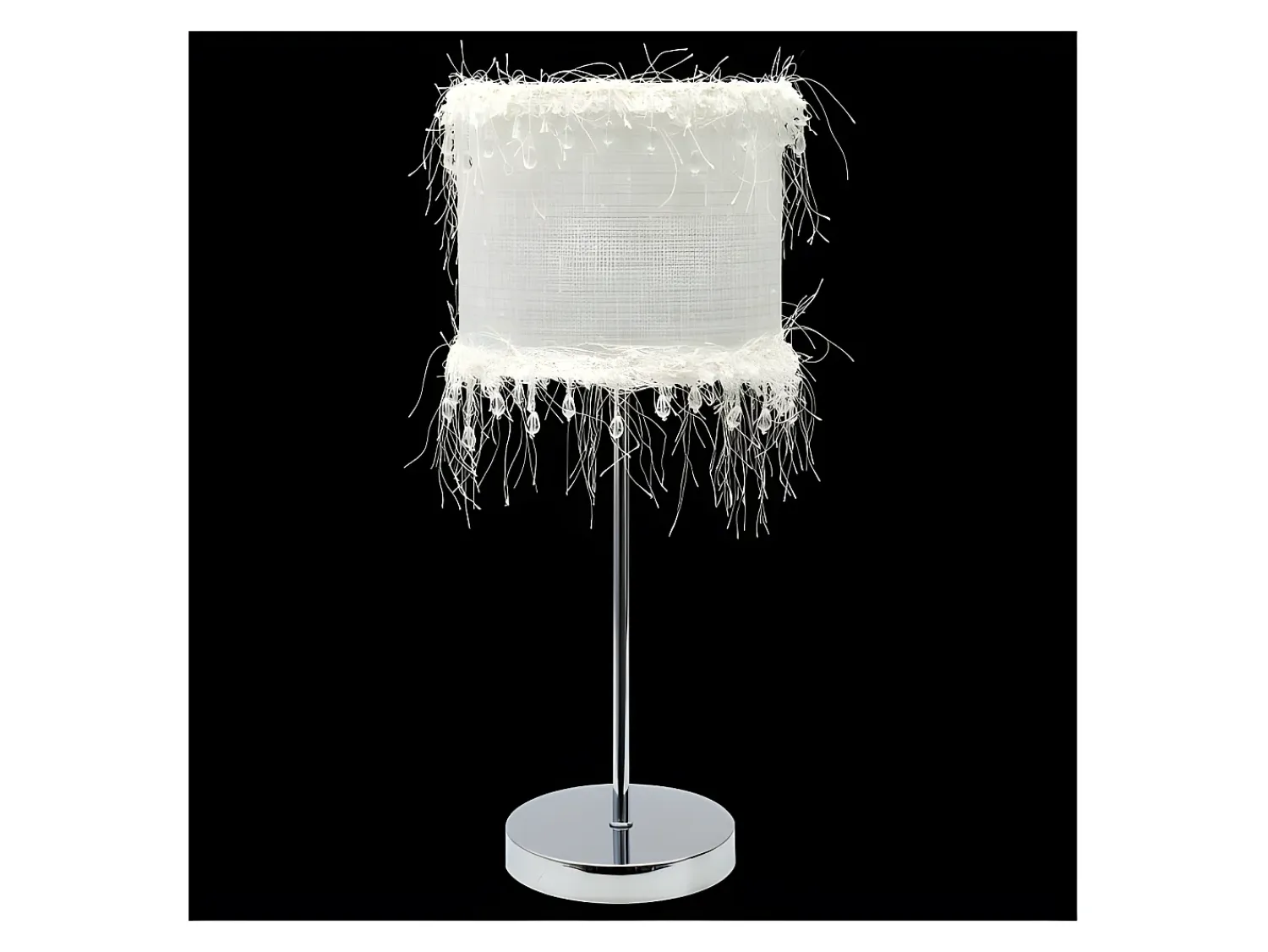 Clearance AKUNADECOR Lampara Sobremesa Hilos 1xe27 De . Blanco
