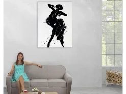 Hot MCW Óleo bailarina pintado a mano Multicolor