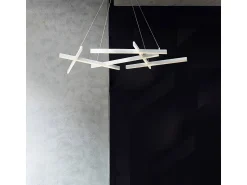 Sale Maytoni Line Lámpara colgante de techo LED integrado Blanco