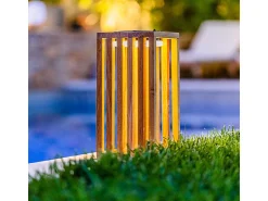 Lumisky Iluminación Exterior^Linterna solar recargable H30CM CHENNAI Color natural claro
