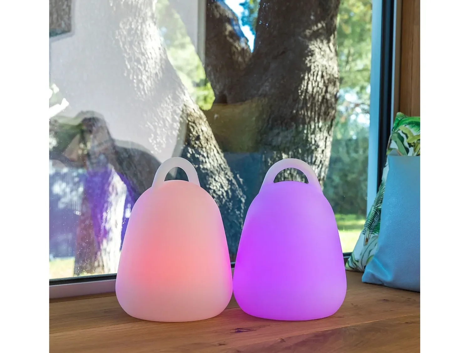 Lumisky Iluminación Exterior^Linterna/luz de trabajo inalámbrica H24CM LIBERTY Blanco