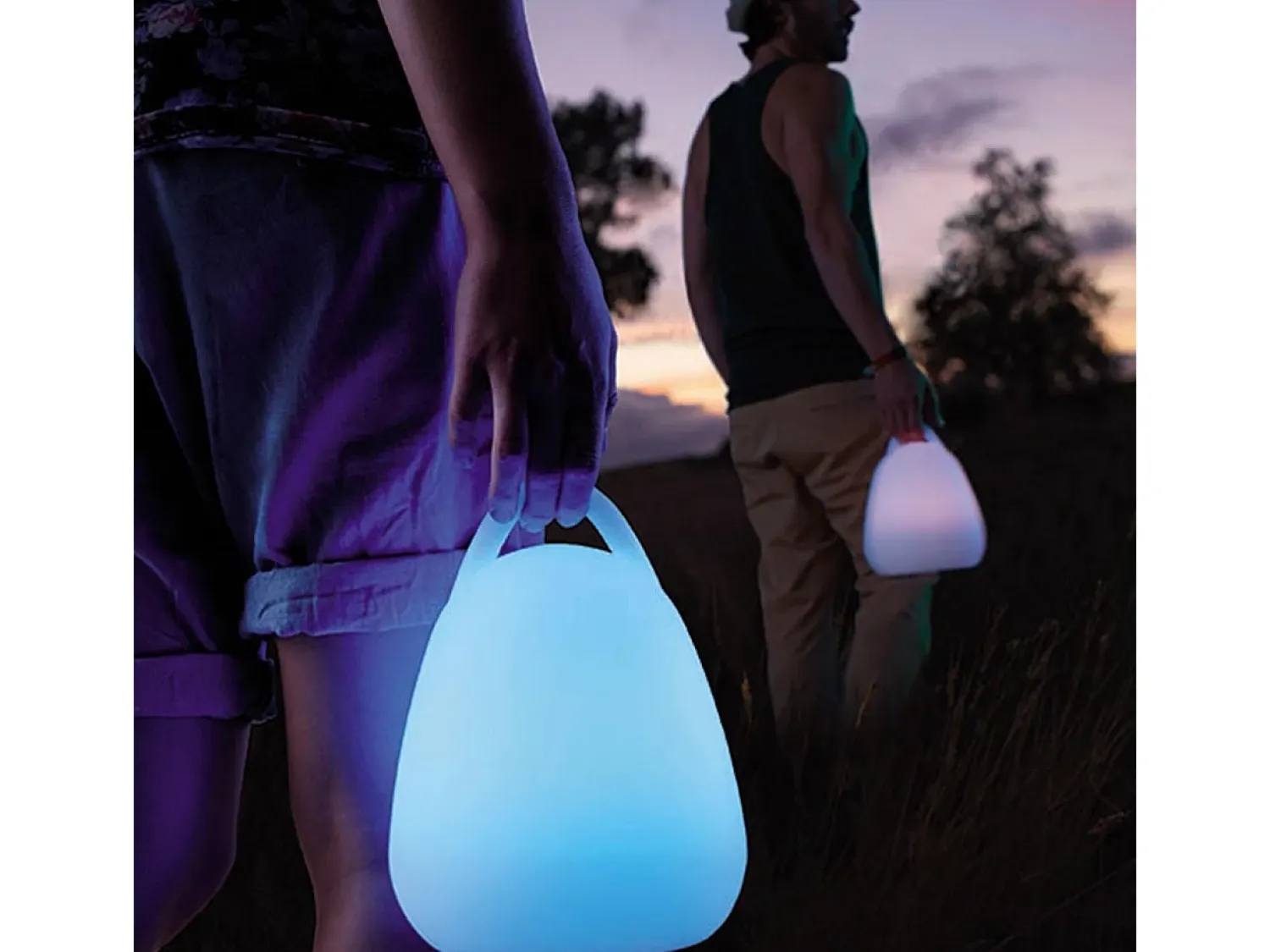 Lumisky Iluminación Exterior^Linterna/luz de trabajo inalámbrica H24CM LIBERTY Blanco