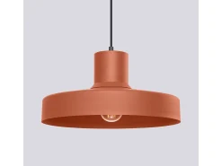 Sollux Lighting Lámpara Suspendida^Lámpara Colgante Bilo Moderno De Acero - 1 Fuentes Luminosas - L.35 X A.120 Cm - Ocre Rojo