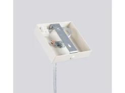Clearance Sollux Lighting Lámpara colgante Brill moderno de acero - 1 fuentes luminosas 4000K - L.8 x A.114 cm - Beige
