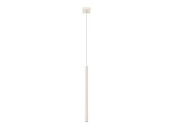 Clearance Sollux Lighting Lámpara colgante Brill moderno de acero - 1 fuentes luminosas 4000K - L.8 x A.114 cm - Beige