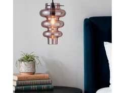 Lámpara Colgante Cristal Telder Lila