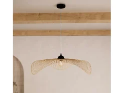 Rendez-Vous Déco Lámpara Suspendida^Lámpara colgante D75 cm en bambú - Jipi Negro