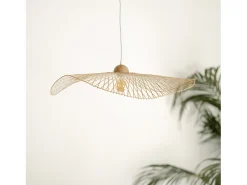 Rendez-Vous Déco Lámpara Suspendida^Lámpara colgante D75 cm en bambú - Jipi Blanco