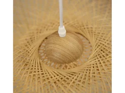 Rendez-Vous Déco Lámpara Suspendida^Lámpara colgante D75 cm en bambú - Jipi Blanco