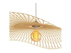 Discount Rendez-Vous Déco Lámpara colgante de bambú de D100 cm - Jipi Negro