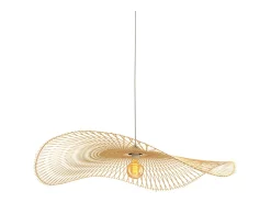 Discount Rendez-Vous Déco Lámpara colgante de bambú de D100 cm - Jipi Negro