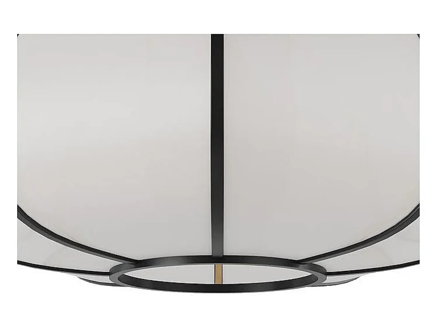 Rendez-Vous Déco Lámpara Suspendida^Lámpara colgante de bambú negro 38 cm - Hana Blanco