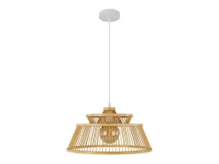 Rendez-Vous Déco Lámpara Suspendida^Lámpara colgante de bambú natural 36 cm - Tahaa Beige