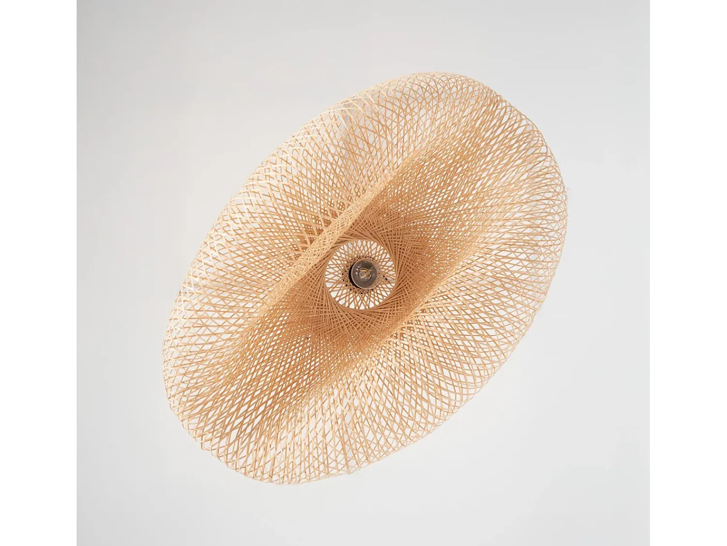 Rendez-Vous Déco Lámpara Suspendida^Lámpara colgante de bambú natural D88 cm - Anya Beige