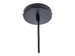 Atmosphera Lámpara colgante de cable y casquillo de metal Cobrizo