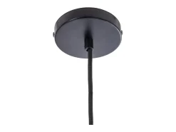 Atmosphera Lámpara colgante de cable y casquillo de metal Cobrizo