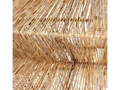 Outlet Atmosphera Lámpara colgante estilo acordeón en yute natural 38 x 37,5 cm Beige