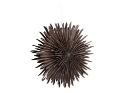 Online ebuy24 Lámpara colgante estrella de Navidad Sälen con papel claro Ø60cm color marrón. Marru00f3n chocolate